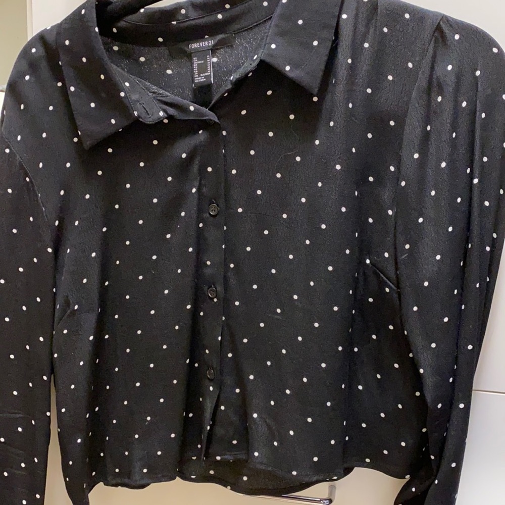 Polka dot blouse